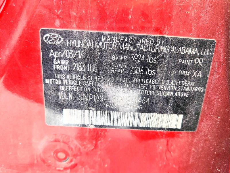 Продажа на аукционе авто 2018 Hyundai Elantra, vin: 5NPD84LF1JH213464, номер лота: 52121786