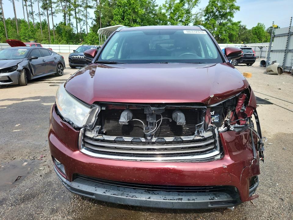 50312316 :رقم المزاد ، 5TDKKRFH6ES011206 vin ، 2014 Toyota Highlander مزاد بيع