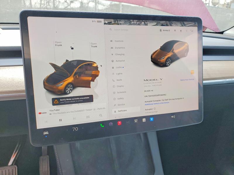 Aukcja sprzedaży 2024 Tesla Model Y, vin: 7SAYGDEE9RF069152, numer aukcji: 50948496