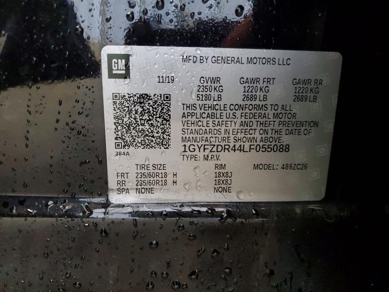 Продажа на аукционе авто 2020 Cadillac Xt4, vin: 1GYFZDR44LF055088, номер лота: 50616826