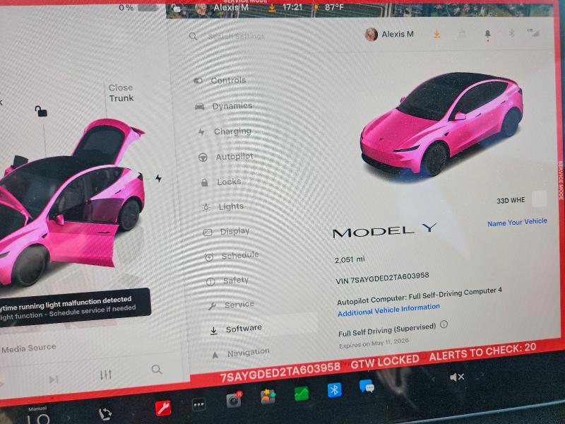 Aukcja sprzedaży 2026 Tesla Model Y, vin: 7SAYGDED2TA603958, numer aukcji: 48300446