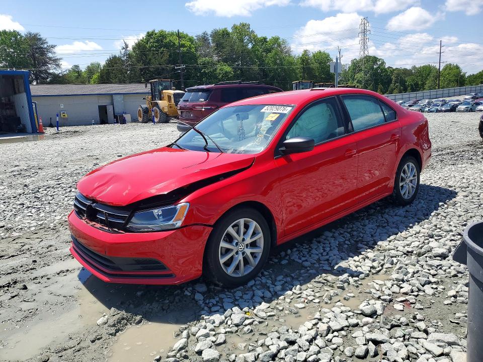 52029076 :رقم المزاد ، 3VWD17AJ7FM315945 vin ، 2015 Volkswagen Jetta مزاد بيع