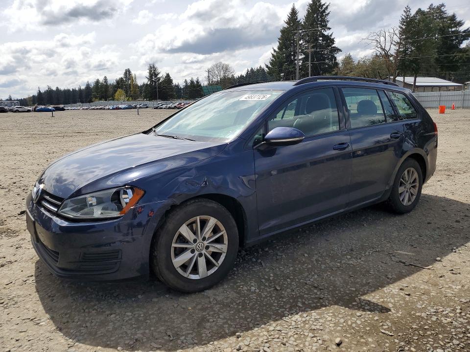 2017 Volkswagen Golf Sportwagen მანქანა იყიდება აუქციონზე, vin: 3VWC17AU8HM501843, აუქციონის ნომერი: 49837126