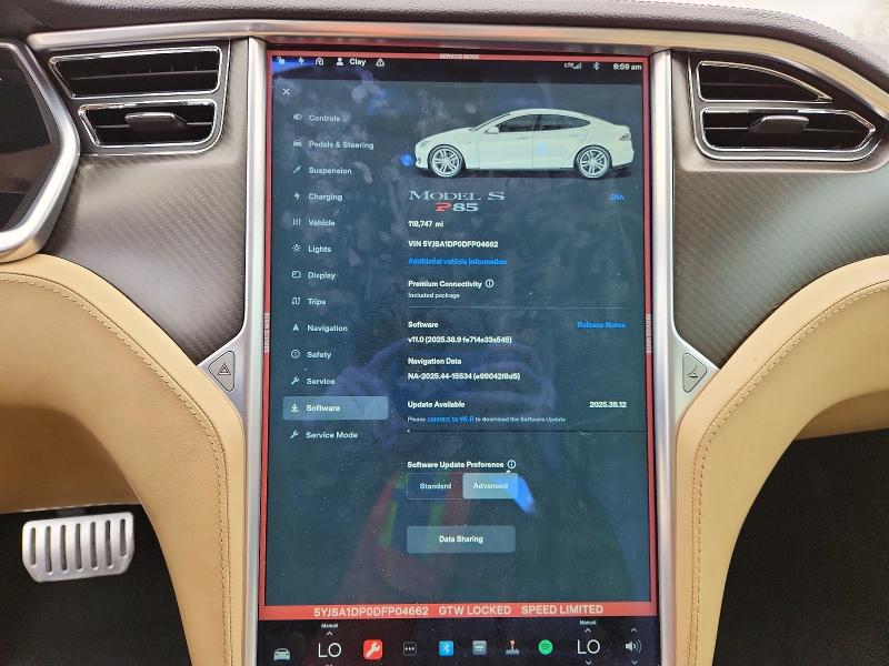 Продажа на аукционе авто 2013 Tesla Model S, vin: 5YJSA1DP0DFP04662, номер лота: 47974936