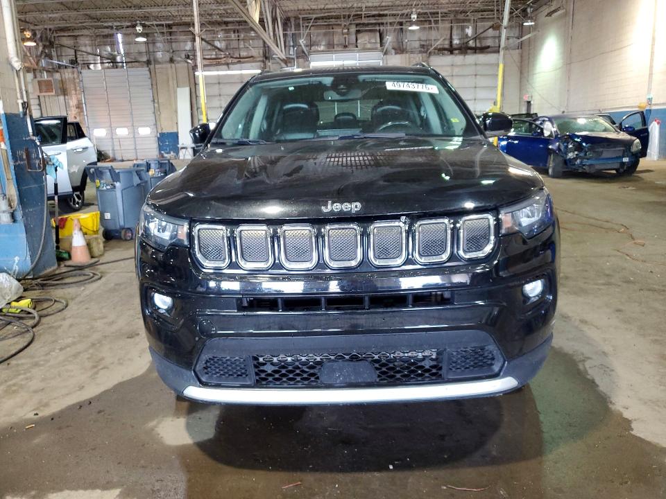 2022 Jeep Compass მანქანა იყიდება აუქციონზე, vin: 3C4NJDCB7NT108519, აუქციონის ნომერი: 49743776