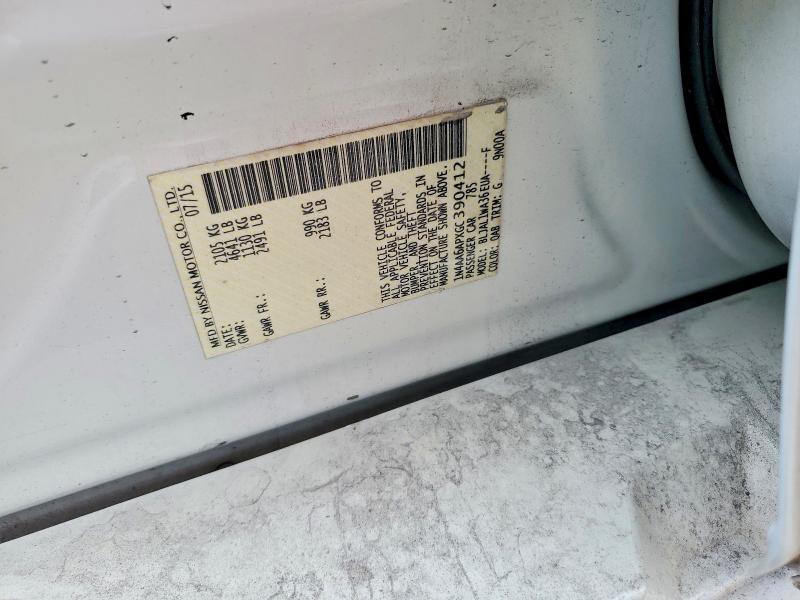 Aukcja sprzedaży 2016 Nissan Maxima, vin: 1N4AA6APXGC390412, numer aukcji: 51128516