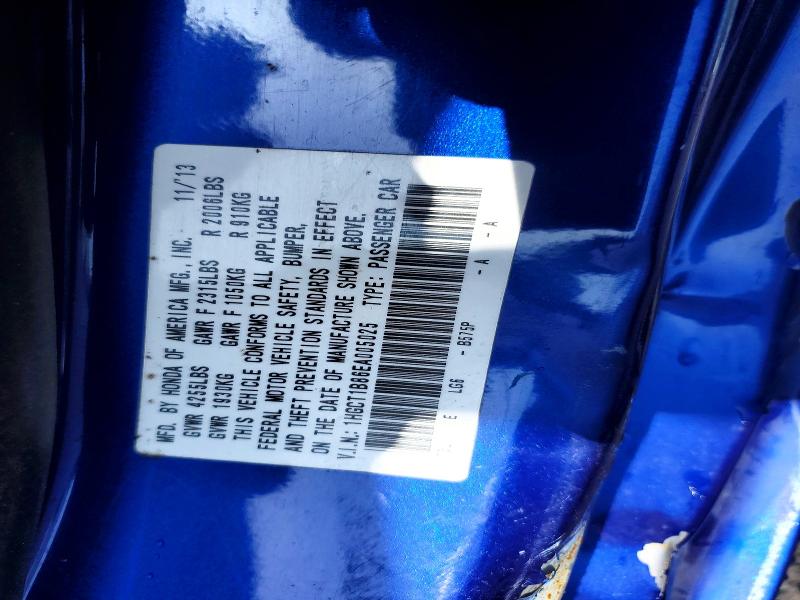 Продаж на аукціоні авто 2014 Honda Accord, vin: 1HGCT1B86EA005025, номер лоту: 51304146