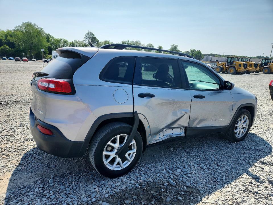 2016 Jeep Cherokee მანქანა იყიდება აუქციონზე, vin: 1C4PJLAB2GW346622, აუქციონის ნომერი: 51111136