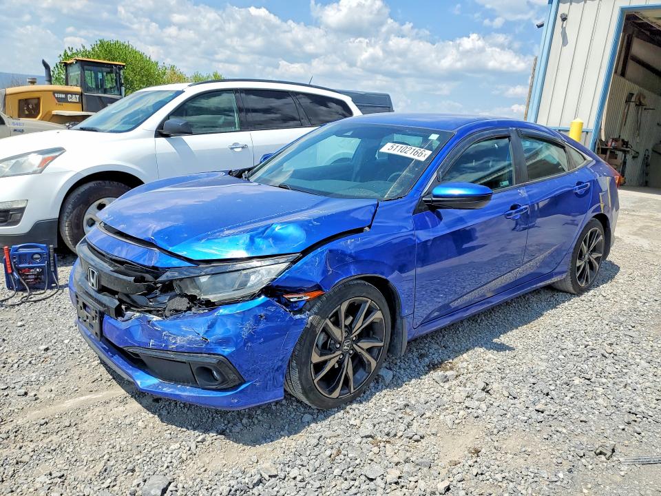 Продаж на аукціоні авто 2020 Honda Civic, vin: 2HGFC2F83LH522665, номер лоту: 51102166