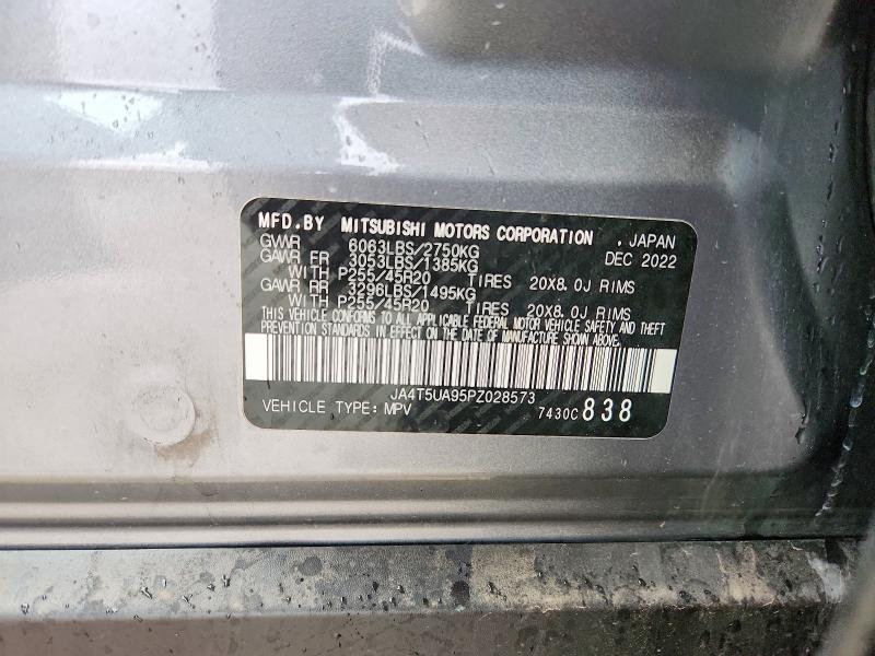 51306176 :رقم المزاد ، JA4T5UA95PZ028573 vin ، 2023 Mitsubishi Outlander مزاد بيع