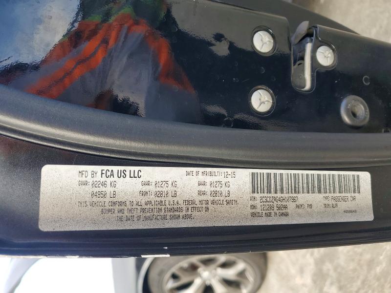 48703296 :رقم المزاد ، 2C3CDZAG4GH107967 vin ، 2016 Dodge Challenger مزاد بيع