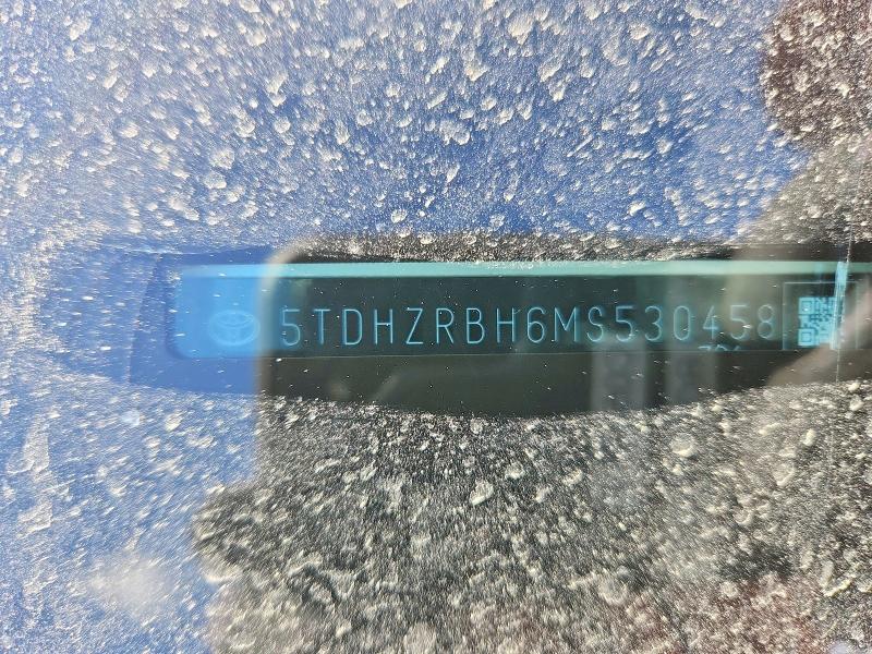 Aukcja sprzedaży 2021 Toyota Highlander, vin: 5TDHZRBH6MS530458, numer aukcji: 50675516