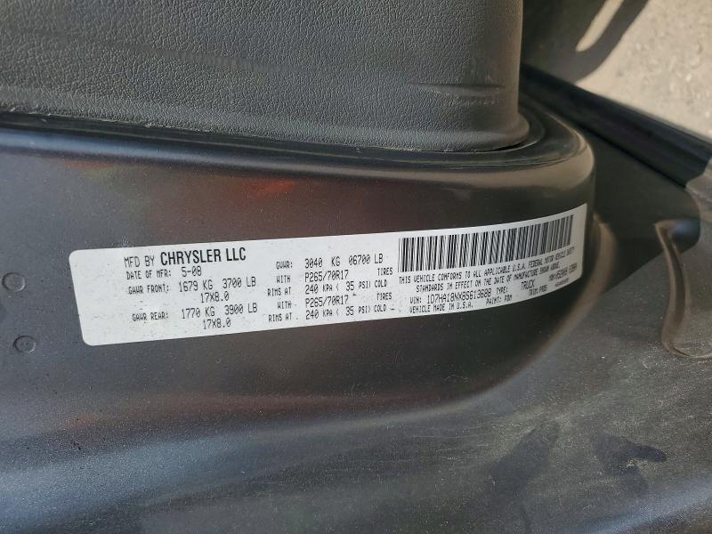 50346836 :رقم المزاد ، 1D7HA18NX8S613688 vin ، 2008 Dodge Ram 1500 مزاد بيع