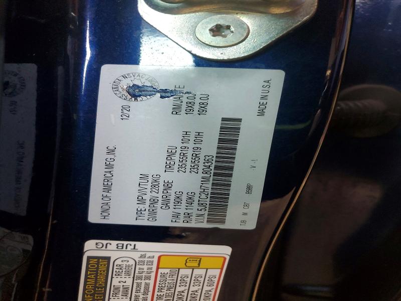 Продажа на аукционе авто 2021 Acura Rdx, vin: 5J8TC2H71ML804363, номер лота: 50924326