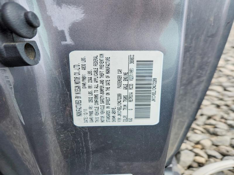 Aukcja sprzedaży 2012 Infiniti G37 Coupe, vin: JN1CV6EL1CM472289, numer aukcji: 49972076