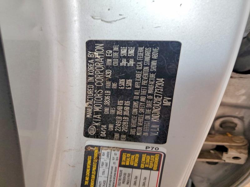 Aukcja sprzedaży 2014 Kia Soul, vin: KNDJN2A2XE7737304, numer aukcji: 50282386