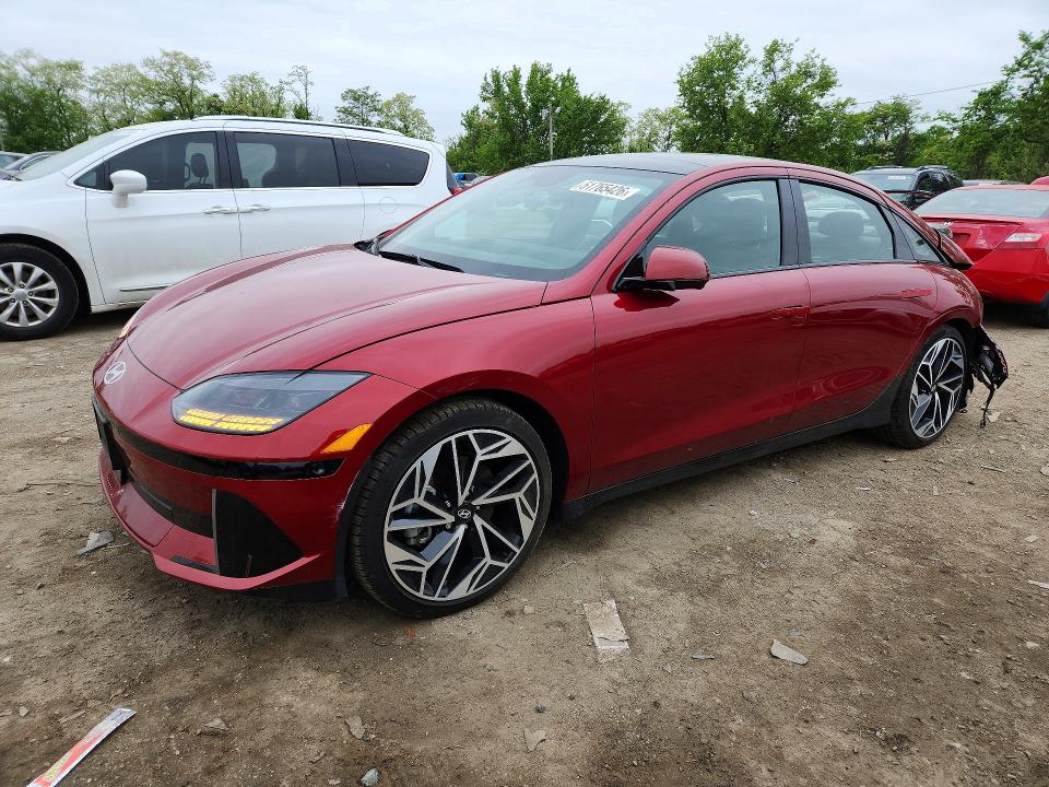 2024 Hyundai Ioniq 6 მანქანა იყიდება აუქციონზე, vin: KMHM54AC8RA077401, აუქციონის ნომერი: 51765426