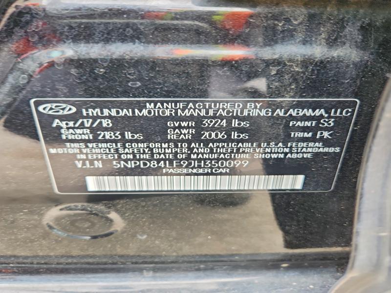Продажа на аукционе авто 2018 Hyundai Elantra, vin: 5NPD84LF9JH350099, номер лота: 51011076