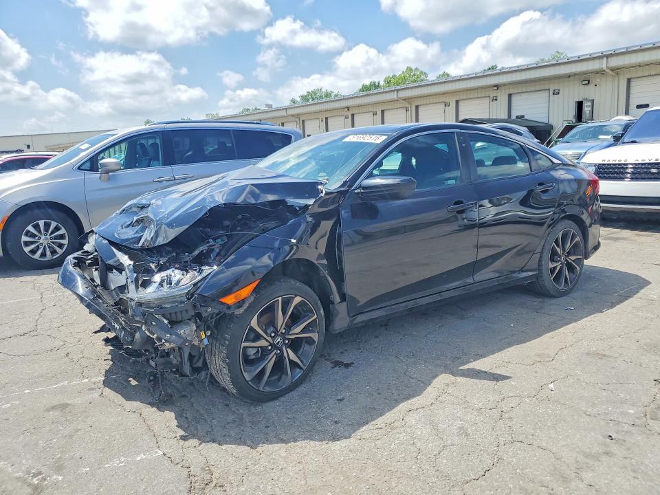 51692516 :رقم المزاد ، 2HGFC2F82KH545854 vin ، 2019 Honda Civic مزاد بيع