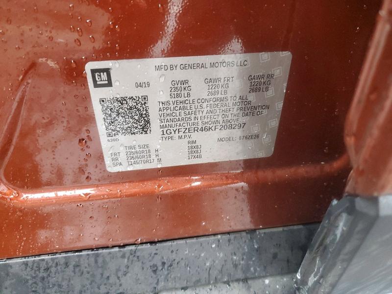 Продажа на аукционе авто 2019 Cadillac Xt4, vin: 1GYFZER46KF208297, номер лота: 48481106