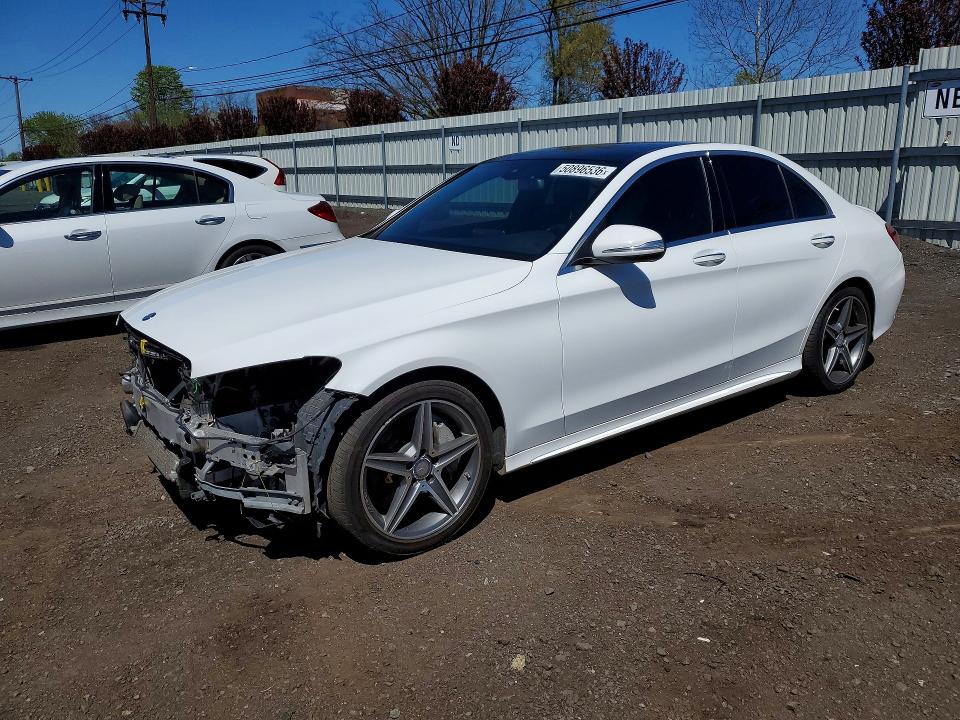 Auction sale of the 2015 Mercedes-benz C, vin: 55SWF4KB9FU074671, lot number: 50896536
