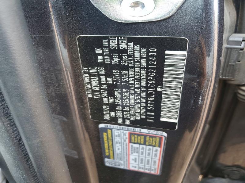 Aukcja sprzedaży 2023 Kia Sorento, vin: 5XYRLDLC9PG212430, numer aukcji: 49586906