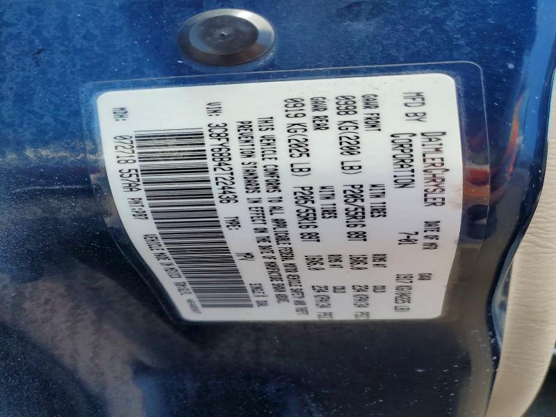 Aukcja sprzedaży 2002 Chrysler Pt Cruiser, vin: 3C8FY68B42T224436, numer aukcji: 51118416