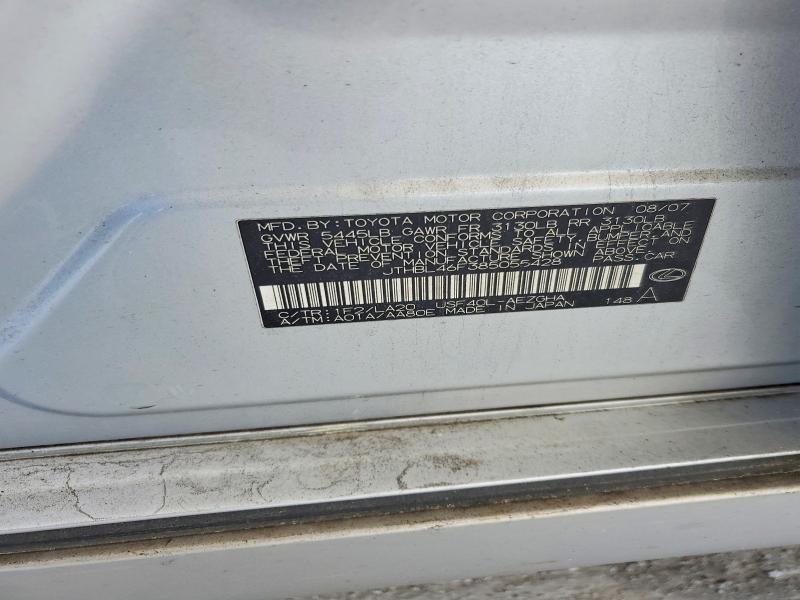 49723366 :رقم المزاد ، JTHBL46F385055428 vin ، 2008 Lexus Ls مزاد بيع