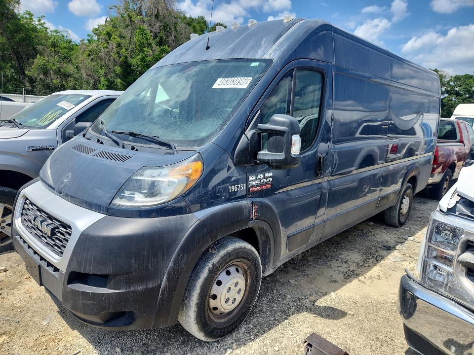 2020 Ram Promaster 3500 მანქანა იყიდება აუქციონზე, vin: 3C6URVJG7LE129307, აუქციონის ნომერი: 49303896