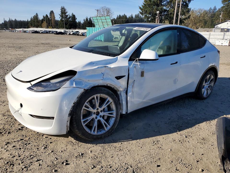 48691456 :رقم المزاد ، 5YJYGDEE1MF242829 vin ، 2021 Tesla Model Y مزاد بيع