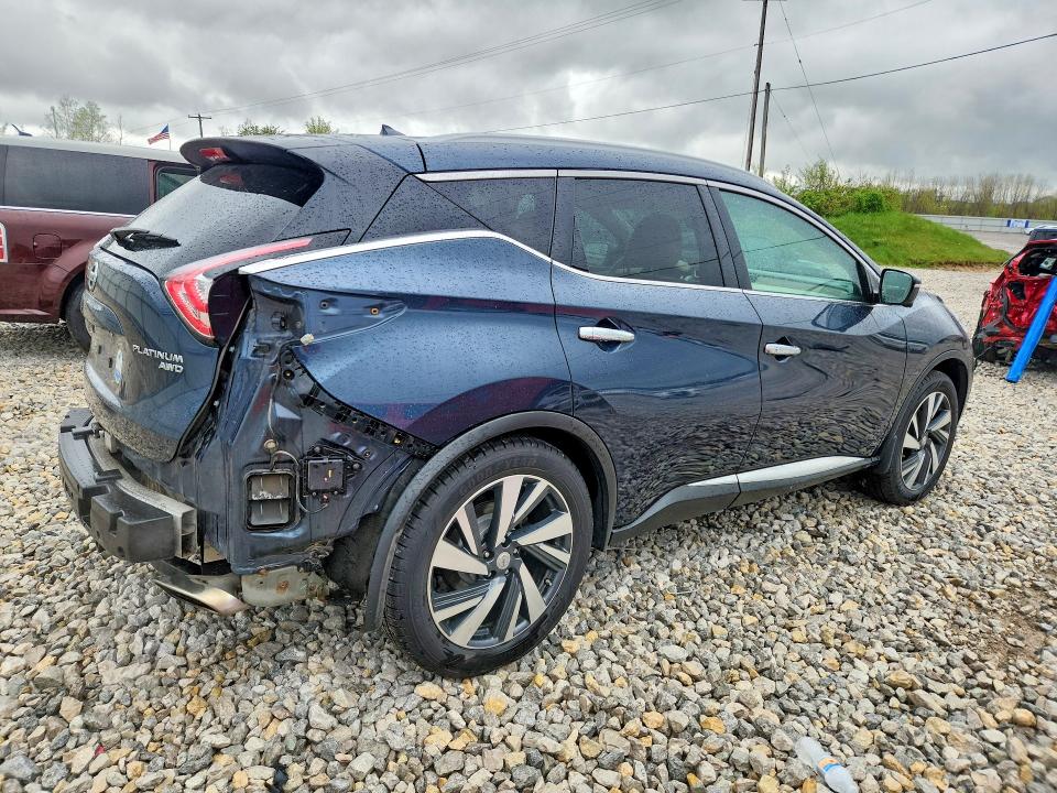 51505316 :رقم المزاد ، 5N1AZ2MH3FN218253 vin ، 2015 Nissan Murano مزاد بيع