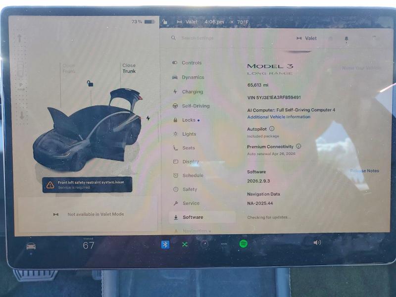 Aukcja sprzedaży 2024 Tesla Model 3, vin: 5YJ3E1EA3RF859491, numer aukcji: 49905286