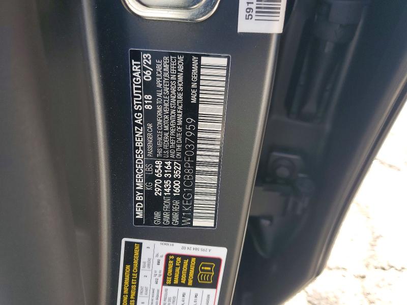 Продаж на аукціоні авто 2023 Mercedes-benz Eqe Sedan, vin: W1KEG1CB8PF037959, номер лоту: 49761946