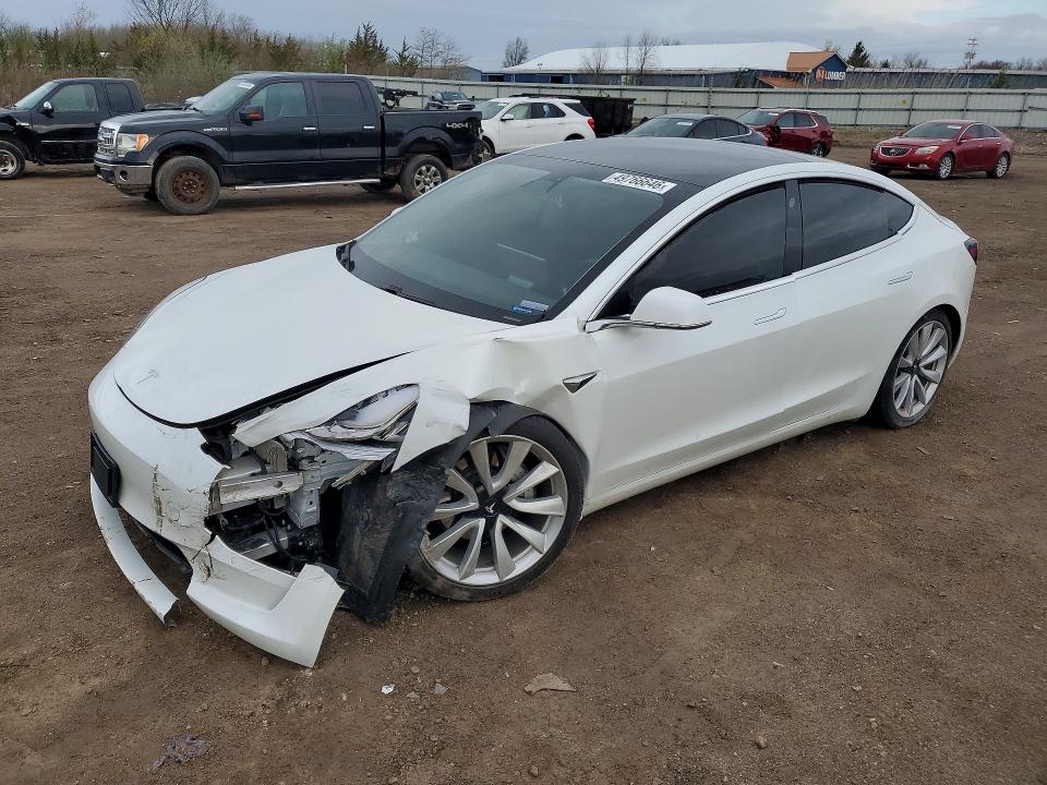 2020 Tesla Model 3 მანქანა იყიდება აუქციონზე, vin: 5YJ3E1EA3LF793080, აუქციონის ნომერი: 49766646