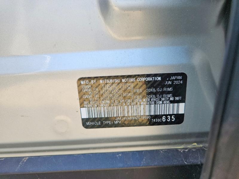 Продаж на аукціоні авто 2024 Mitsubishi Outlander, vin: JA4J4VA89RZ079990, номер лоту: 48248326