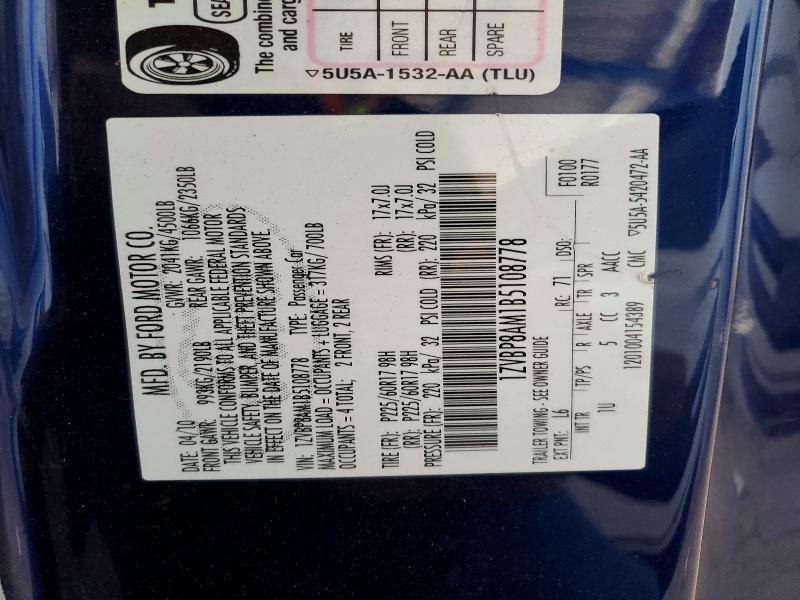 Продажа на аукционе авто 2011 Ford Mustang, vin: 1ZVBP8AM1B5108778, номер лота: 49596856