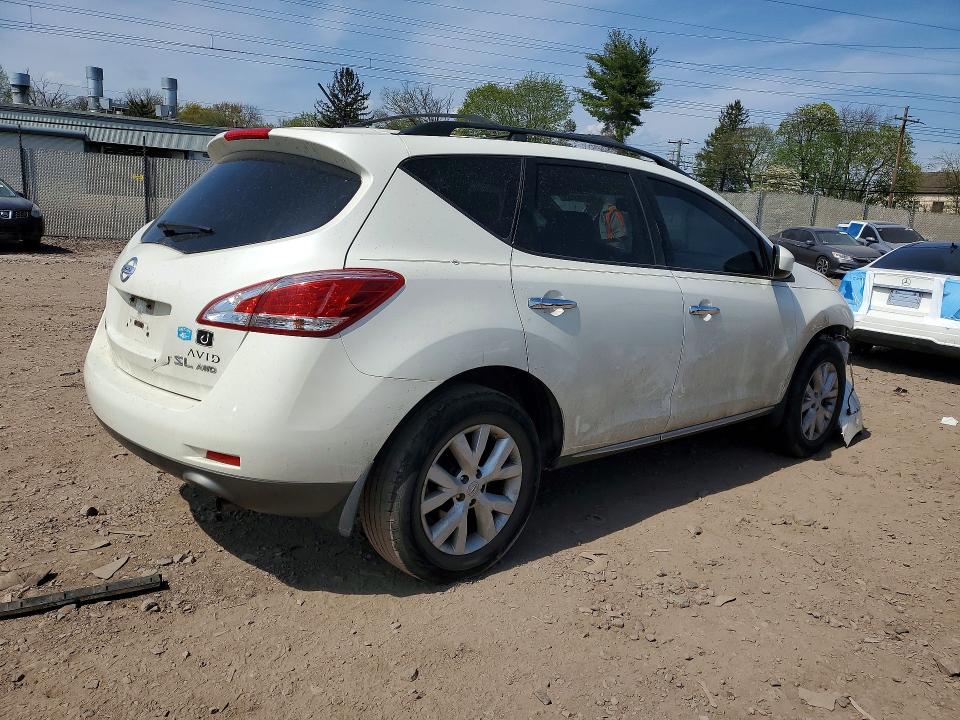 2012 Nissan Murano მანქანა იყიდება აუქციონზე, vin: JN8AZ1MW9CW219091, აუქციონის ნომერი: 50128316