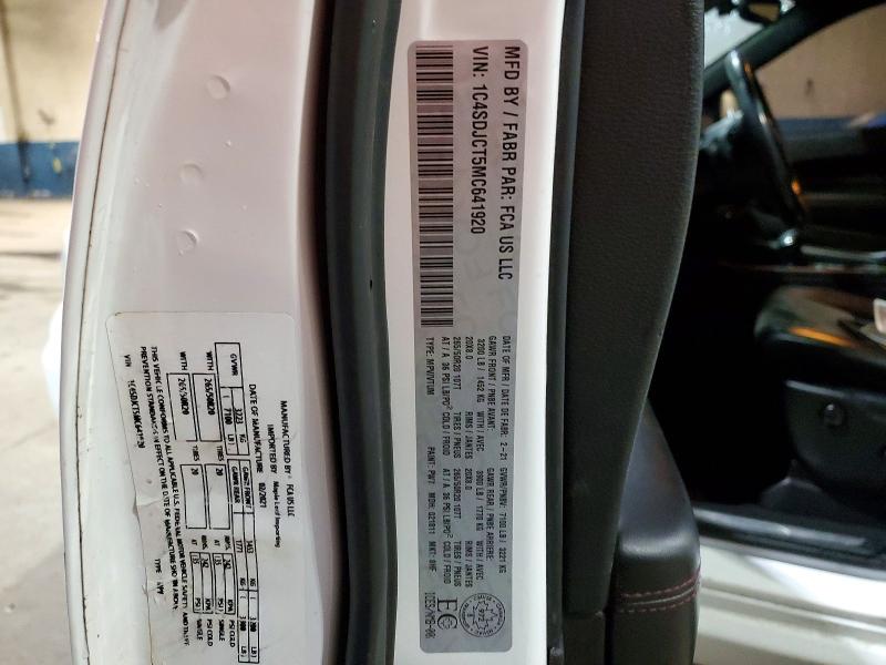 Продажа на аукционе авто 2021 Dodge Durango, vin: 1C4SDJCT5MC641920, номер лота: 78380275