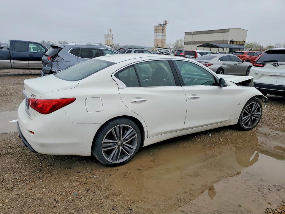 2014 Infiniti Q50 მანქანა იყიდება აუქციონზე, vin: JN1BV7AR4EM698695, აუქციონის ნომერი: 49496196