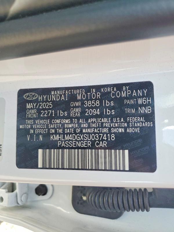 Aukcja sprzedaży 2025 Hyundai Elantra, vin: KMHLM4DGXSU037418, numer aukcji: 49279356