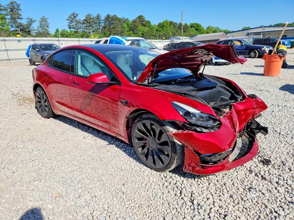 Продажа на аукционе авто 2021 Tesla Model 3, vin: 5YJ3E1EC0MF044448, номер лота: 50150146