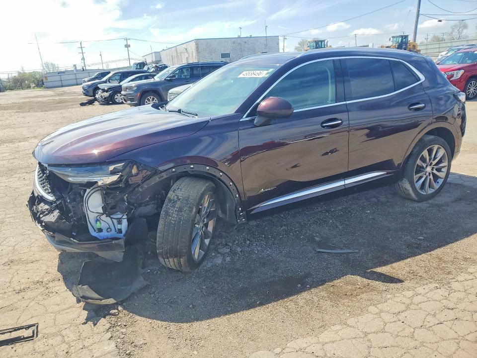 2021 Buick Envision მანქანა იყიდება აუქციონზე, vin: LRBFZSR47MD099656, აუქციონის ნომერი: 49836496