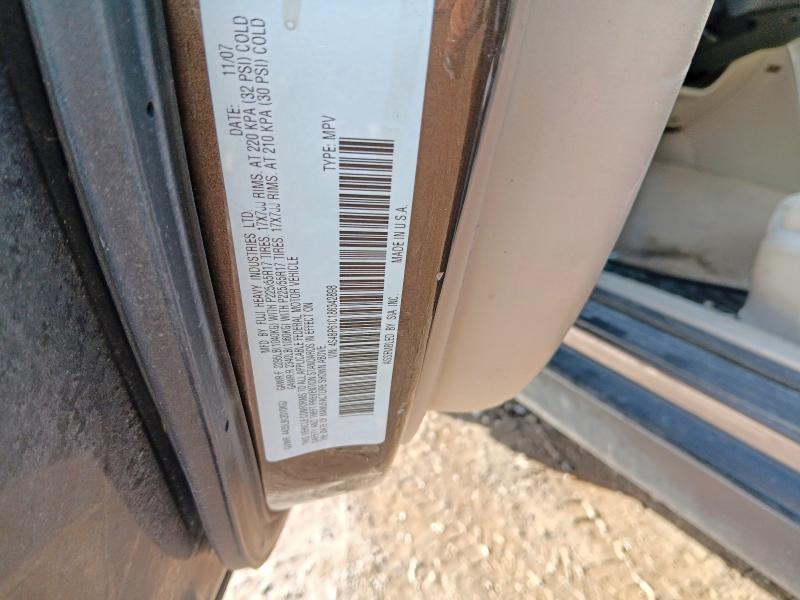 2008 Subaru Outback მანქანა იყიდება აუქციონზე, vin: 4S4BP61C186342898, აუქციონის ნომერი: 47325206