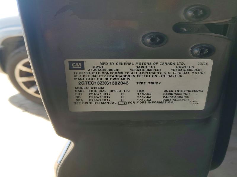 Aukcja sprzedaży 2006 Gmc New Sierra, vin: 2GTEC13ZX61302843, numer aukcji: 50145926