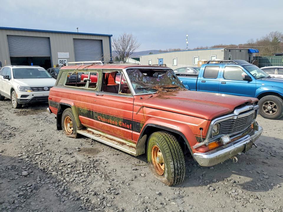 49455046 :رقم المزاد ، J9A17NN093754 vin ، 1990 Jeep Wagoneer مزاد بيع