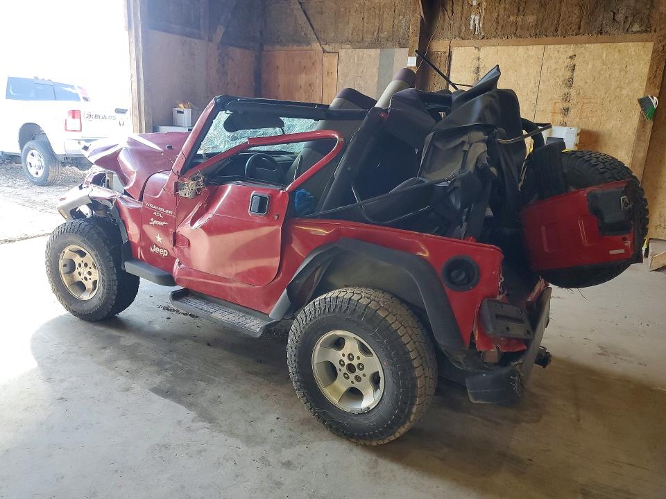 2000 Jeep Wrangler / Tj მანქანა იყიდება აუქციონზე, vin: 1J4FA49S1YP729480, აუქციონის ნომერი: 46917976