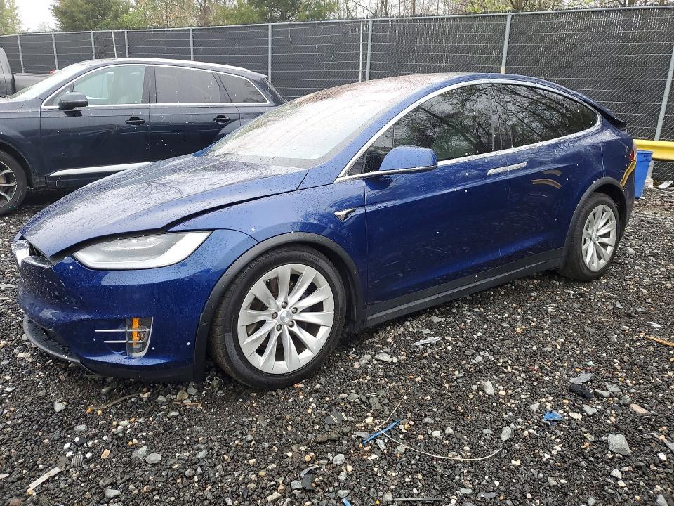 2019 Tesla Model X მანქანა იყიდება აუქციონზე, vin: 5YJXCBE28KF198715, აუქციონის ნომერი: 48497896