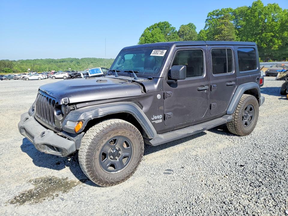 2019 Jeep Wrangler Unlimited მანქანა იყიდება აუქციონზე, vin: 1C4HJXDGXKW599389, აუქციონის ნომერი: 50802186