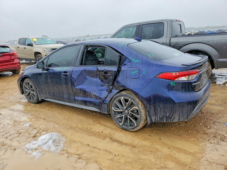 50676906 :رقم المزاد ، JTDS4RCE3LJ038166 vin ، 2020 Toyota Corolla مزاد بيع