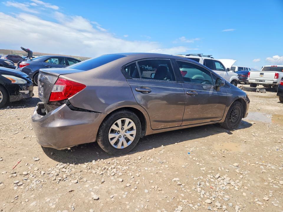2012 Honda Civic მანქანა იყიდება აუქციონზე, vin: 2HGFB2F57CH594509, აუქციონის ნომერი: 50364606